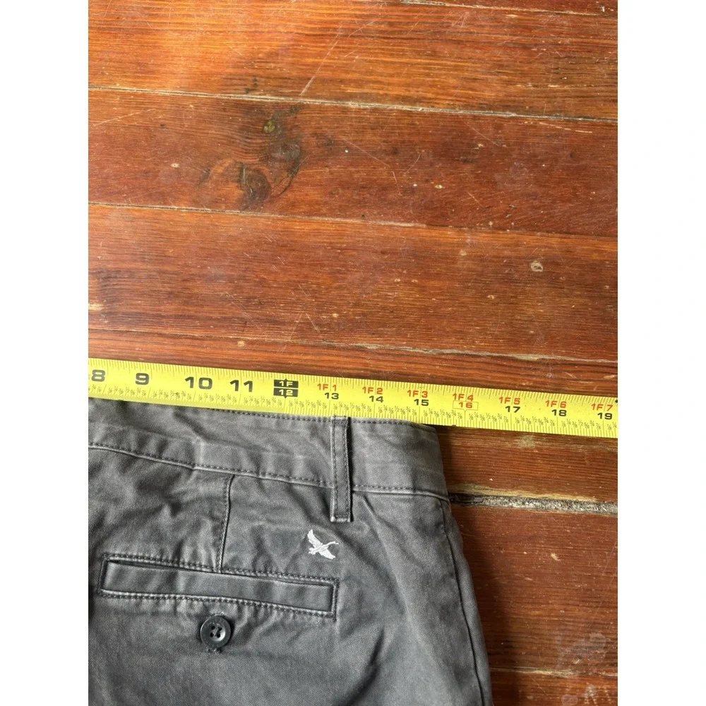 Eddie Bauer‎ Lined Pants Womens 4 Gray Boyfriend Relaxed Legend Wash Chino